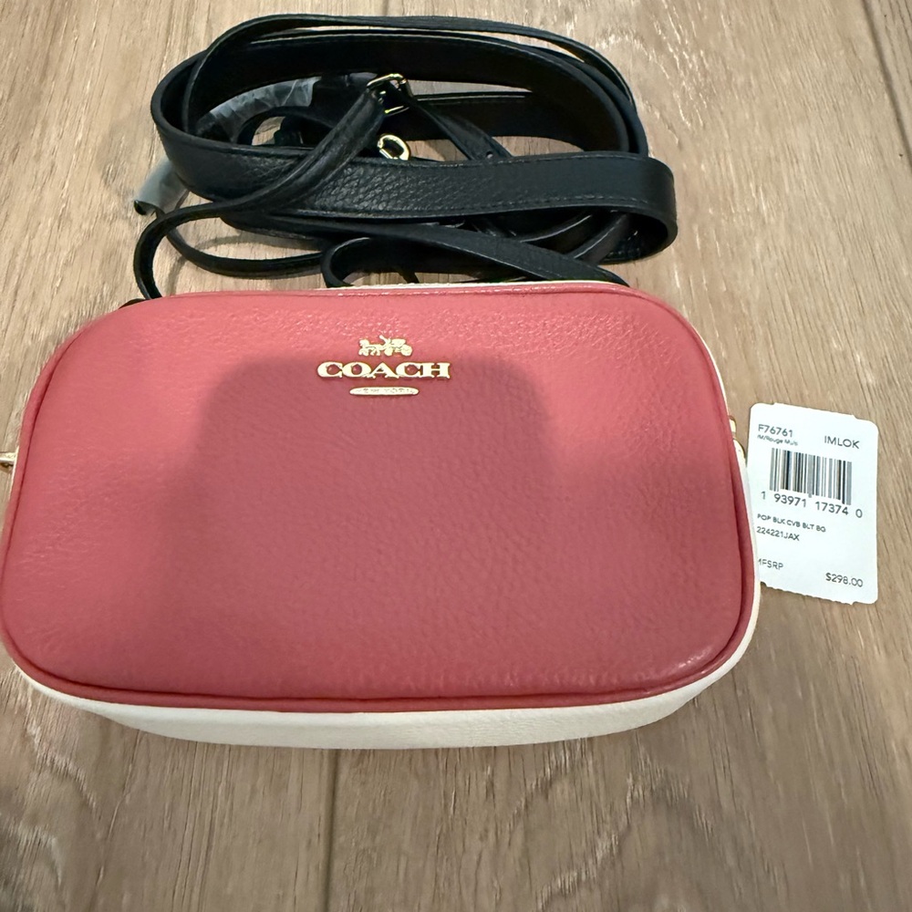 CONVERTIBLE BELT BAG IN COLORBLOCK (COACH F76761) new with tag